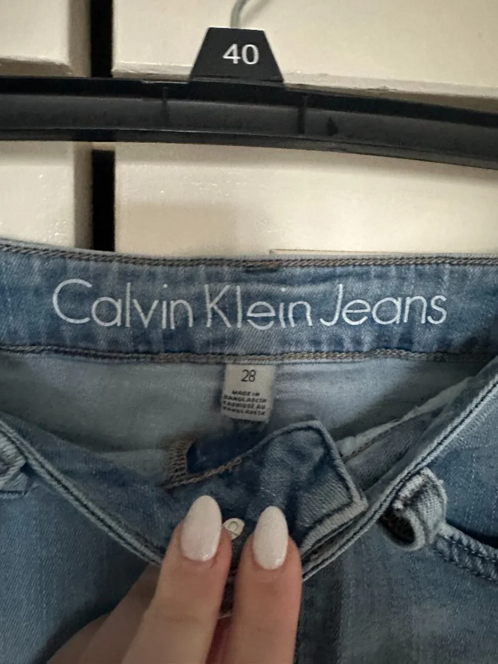 Calvin Klein Jean Skirt
